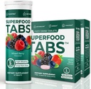 Superfood Tabs Superfoods Company Detox Cleanse Drink - Naiste ja meeste toitumisalane täiendus - tervisliku kehakaalu, seedetrakti tervise, isu ja puhituse leevendamine - segatud marjamaitse [60 tabletti]