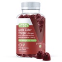 Viteey Apple Cider Äädikas Gummies ja Ingver - 1000 mg ACV Gummies kaalulangus, Detox ja seedimine - Vegan, Gluteenivaba - 60 Count