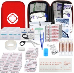 Auto esmaabikomplektid 275Pcs Survival Gear Home Travel Suurus Väike hädaabikomplekt Taktikaline matkamine EVA Camping Essentials Backpack Sport Office Paat Kiire õnnetus