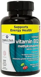 Liikmed Mark Sublingual Vitamiin B12 5000mcg (300 loend) (3 Pack)