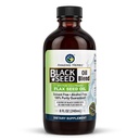 Hämmastavad maitsetaimed Külmpressitud must seeme ja linaseemneõli segu - gluteenivaba, mitte-GMO, kõrge Omega 3, 6 ja 9, toetab liigest, aju ja südamefunktsiooni - 8 Fl Oz