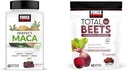 Force Factor Maca & Beet Soft Chews Bundle with 60 Maca Chews and 60 Beet Chews for Energy, Stamina and Heart Health