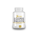 Young+ Glutatioon, glutamiinhape ja kollageen. Antioksüdandi täiendus - 1000 mg, 60 kapslit