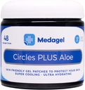 Circles Plus Aloe Hydrogel Pads | Kiire jahutamine ja rahustav leevendus valu, villid, vead, väikesed põletused ja hõõrdumine | 48ct ringpadjad