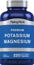 Torustik Kivikaalium Magneesium Lisand | 220 Kapslit | Mitte-GMO, Gluteenivaba Premium Kompleks