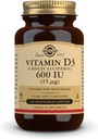 Solgar Vitamiin D3 (kolekaltsiferool) 15 mcg (600 RÜ), 120 taimsed kapslid - aitab säilitada tervislikke luid & hambaid - Immuunsüsteemi tugi - mitte-GMO, gluteenivaba, piimavaba, Kosher, Halal - 120 Servings