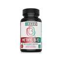 Zhou Methyl B12 - Methyl B-12 Supplement for Women & Men, Vitamiin B12 5000 mcg, Vegan Friendly, Cellular Energy and Närvifunktsiooni tugi, Methylcobalamin - 60 Micro Lozenges