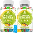 Kaltsium Magneesium Tsink Täiendus Vitamiin D3, Suhkruvaba Kaltsium Gummies Naistele Meestele, Suure Potentsiga Magneesium Gummies Luudele & Lihastele & Immuunsüsteemi Tervis, Segatud Maitsed - 120 Count
