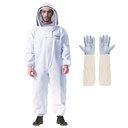 LONGADS Professional Bee Suit meestele Naistele, Mesinduskomplekt Mesinik Sobivad Kinnas & Ventilated Hood, Mitme suurusega Mesilane Outfit Backyard ja Mesilasehoidja Mesilasepüüdja Jõulukostüüm