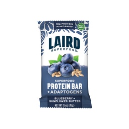Laird Superfood Funktsionaalsed Valgubaarid, Valgubaar, Kuid Parem Reaalsete Koostisosadega, Funktsionaalsed Seened 10g Taimne Valk, 6g Fiber, Mustika Päevalille Või, 10 Count (Pack of 1)