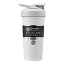 BlenderBottle Strada Shaker Cup Isoleeritud roostevabast terasest veepudel traadi viskiga, 24-kordne, valge