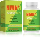 NMNH 500mg (dihüdronikotiinamiid mononukleot), NMN täiendus Alternatiivne NR, TMG, Resveratrool, COQ10, NAD täiendus, energia, Boost NAD + Tasemed, 60 kapslit