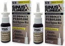 Sinus Plumber Vesinikperoksiid Ninasprei 2 Pack - neutraliseerib õhus olevaid osakesi ninahügieeni ja immuunse külma kaitse jaoks