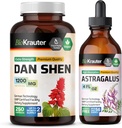 BIO KRAUTER Dan Shen 250 kapslit & Astragalus Tinktuur 4 Fl. Oz .
