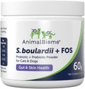 AnimalBiome Pet Probiootikumid - S. boulardii + FOS Probiootikum ja prebiootiline pulber koertele ja kassidele 60 g