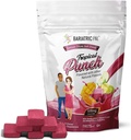 BariatricPal Sugar-Free Calcium Citrate Pehmed Juustud | 500mg D-vitamiini ja probiootikumidega | Troopiline Punch | 90 Count (1 kuu pakkumine)