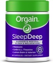 Orgain SleepDeep, Melatonin Sleep Aid Support Supplement Magneesium, GABA, L-Theanine, L-Tryptophan, Kummel, Lemon Balm & Valerian Root, Gluten Free, Doctor Formuleeritud - 60 Count, 30 päeva pakkumine