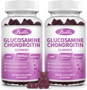 2 Pack Glükosamiin Chondroitin Gummies Extra tugevus w/MSM, Elderberry, Hüaluroonhape-maitsev ühine tugilisa naistele, Mehed, Täiskasvanud-antioksüdandid toetust ühine mugavus ja liikuvus