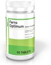 FitForMe bariaatrilised multivitamiinid Raualisand pärast mao varrukat - üks päev Ferro Optimum tablett - 90-päevane raudse raua pakkumine (raudse võimendaja optimaalse närimise jaoks)