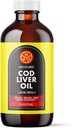 NGL Pure Cod Maks Oil - Wild Islandi - 1100 mg Omega-3 + Natural Vitamiin A & D - Heart and Brain Health, Joint Support 8 Fl Oz