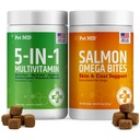Lemmiklooma MD lõhe Omega Bites + 5in1 Multivitamiini Softchews