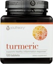 Youtheory Turmeric Advanced Dietary Supplement, Supports Healthy Inflammation Response, 120 Tablets