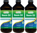 Parim looduslik 100% puhas Neem õli, 100% külmpressitud ja rafineerimata - 16 OZ (3 pudelit)