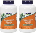 NOW Magneesiummalaat 1000mg, 180 tabletti (2 pakendis)