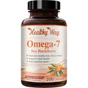 Pure Omega 7 rasvhapped 200 kapslit 900mg Natural Sea Buckthorn Oil , NON- GMO USA Made