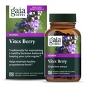 Gaia maitsetaimed Vitex Berry, Chasteberry, Hormooni tasakaal naistele, Vegan Vequid kapslid, Black 60 Count