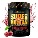 ALPHA LION Superhuman Burn - 2 in 1 Metabolism Booster Pre Workout ja termogeenne rasvapõletaja meestele - isu vähendav ja kaalulangus täiendada (21 Servings, Sweet Black Cherry Maitse)