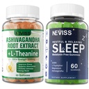 NEVISS Melatoniinivabad unekummid + Ashwagandha Gummies 2000mg