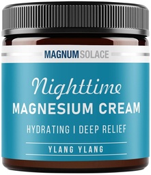 Magneesiumi asukoht - öine magneesiumkreem - rakendage jalgadele, kätele või rinnale - aktuaalne magneesiumkloriid - USA valmistatud ja ohutu lastele (Ylang Ylang)