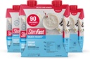 SlimFast Snack Shake, 90 kalorit Fiber Shake, valmis jooma, valgujook, kreem Vanilla, 12 krahv