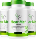 (3 Pack) Kuula mind + kapslid, Ametlik HearMe + pillid, Hear Me Plus Ear Formula for A Healthy Hearing, Premium HearMe Plus Ear Health, Natural Ear Cleaner Support, Hear Me + Review (180 kapslit)