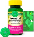 Prenataalne multivitamiin / multimineral 100 tabletti koos Bundle eksklusiivsete vitamiinide ja mineraalidega - A kuni Z - parem Ligth & Kevadjuhend + iganädalane pillide korraldaja (3 tükki)