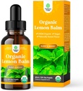 Orgaaniline Sidrun Balm Leaf Vedelik Ekstrakt Immune Support - Sidrun Balm Tinktuur Mood & Lõõgastav Toetus - Orgaaniline tinktuur Lehttilgad täiskasvanutele ja lastele Dietary Supplement - 2OZ - 120 päeva pakkumine