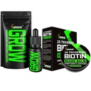 Habemekasvukomplekt w/GROW XXL habeõli/serum näokarvade kasvuks meestele + 2X paksendav biotiin Mustache Wax & Balm meestele - konditsioneer ja pehmendaja - Formuleeritud Ameerikas