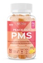 SUKU vitamiinid - PMS Gummy täiendus Chasteberry'ga, et leevendada PMS-i ja menopausi virsiku mango Gummies (50 loend)