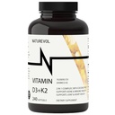 Vitamiin D3 + K2 kookosõliga - D3 10 000 IU & K2 (MK-7) 200 mcg | 2-in-1 kõrge tugevusega tugi luude ja immuunsüsteemi tervisele | Lihtne alla neelata | Mitte-GMO, Gluteeni ja Soja vaba - 240 Softgels