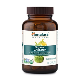 Himaalaja orgaaniline gartsiinia cambogia - Taimne täiendus, mis toetab kaalu, söögiisu kontrolli ja lipiidide ainevahetust - Vegan, mitte-GMO, Gluteenivaba, 600 mg, 60 kapslit