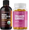 HAVASU TOITLUS Orgaaniline mustseemneõli Vedelik + kollageenkummide komplekt