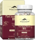 Taimne vitamiin B12 täiendus meestele ja naistele | Orgaaniline koostis taimetoitlastele ja veganitele närvisüsteemi ja ajufunktsiooni toetamiseks, Caplet