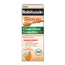 Robitussin Honey DM Max Cough Plus rindkere ummistus, täiskasvanute valem - 8 Fl Oz.