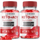 (2 Pack) Keto-Cut Chews ACV Gummies - Keto-Cut Chews Premium Keto ACV Advanced Kaalulangus, Keto + ACV Gummy, Keto Cut Chews Maksimaalne tugevus täiendus, KetoCut Chews Reviews (120 Gummies)