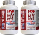 I LOVE MY PETS LLC Dog Immunity - Dog Total PET Health - Premium Formula - Best Complex - Dog Vitamiin A - 2 pudelit (120 ravimit)