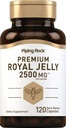 Piping Rock Royal Jelly kapslid 2500 mg | 120 Count | Mitte- GMO, Gluteenivaba toidulisand