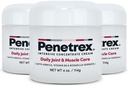 Penetrexi liigese- ja lihasteraapia - rahustav mugavus seljale, kaelale, kätele, jalgadele - Premium kogu keha Rub koos Arnica, vitamiin B6 MSM & Boswellia - 4oz Cream (3 Pack)