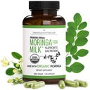 Imetamise täiendus - Orgaanilised Moringa kapslid rinnaga toitmise toetamiseks rinnapiima pakkumise suurendamiseks (120 ct) Puhas Malunggay Lehepulber piimatootmise suurendamiseks ja postnataalsed vitamiinid A E K 500mg