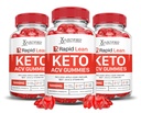(3 Pack) Kiire Lean Keto ACV Gummies Advanced Formula 1000MG Rapid Lean Keto Gummies Apple Siider Äädikas Formuleeritud Granaatõunapeedi Mahl Pulber B12 Vegan Non GMO 180 Gummys